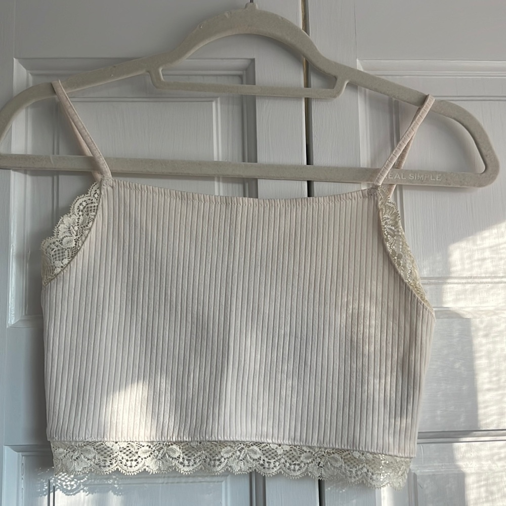 Cropped Lace Tank